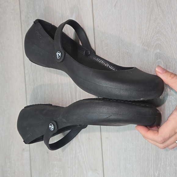 Crocs Women Alice Mary Jane Rubber Clog Mule Flats shoes sz 10 - Picture 9 of 12